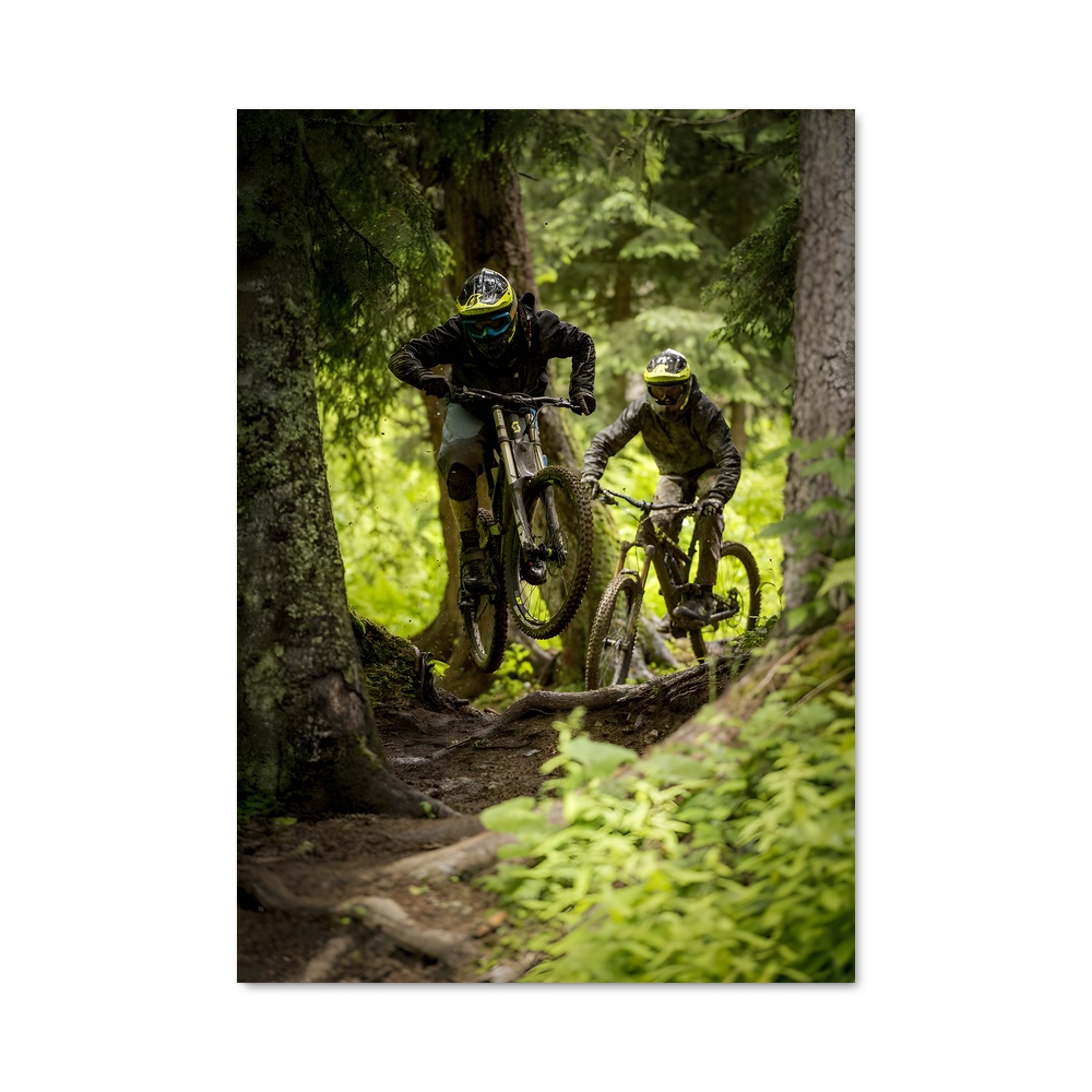 Poster Riders dans les Bois